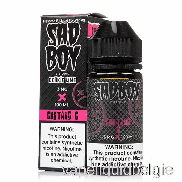 Vape België Custardkoekje - Sadboy - 100ml 6mg